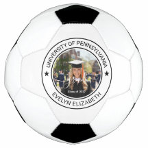 Bola de Futebol Clássica Redonda Graduada com Letr