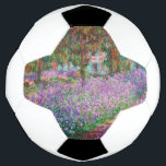 Bola De Futebol Claude Monet - O Jardim do Artista em Giverny<br><div class="desc">Jardim do Artista em Giverny / Le Jardin de l'artiste a Giverny - Claude Monet,  1900</div>