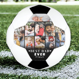 Bola De Futebol Colagem de Fotografias de Pai Personalizado