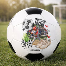Colagem de Fotos Personalizada da Mãe de Futebol