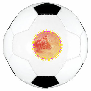 Bola De Futebol Colorida Tiger