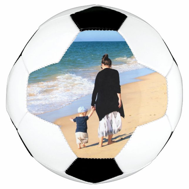 Bola de Futebol com Foto Personalizada Presente (Frente)