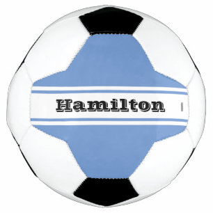 Bola de futebol com nome em qualquer cor HAMbyWG