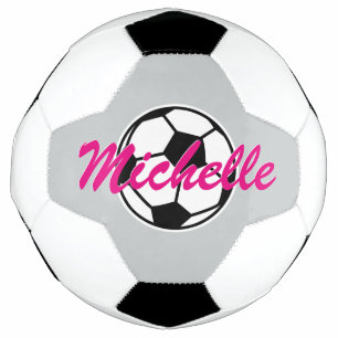 Bola de futebol com nome personalizado para crianç