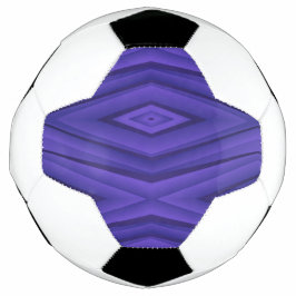 Bola de futebol com um padrão geométrico