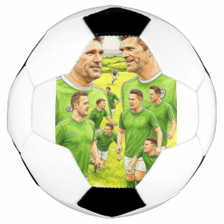 Bola De Futebol Comemorando o Futebol Irlandês
