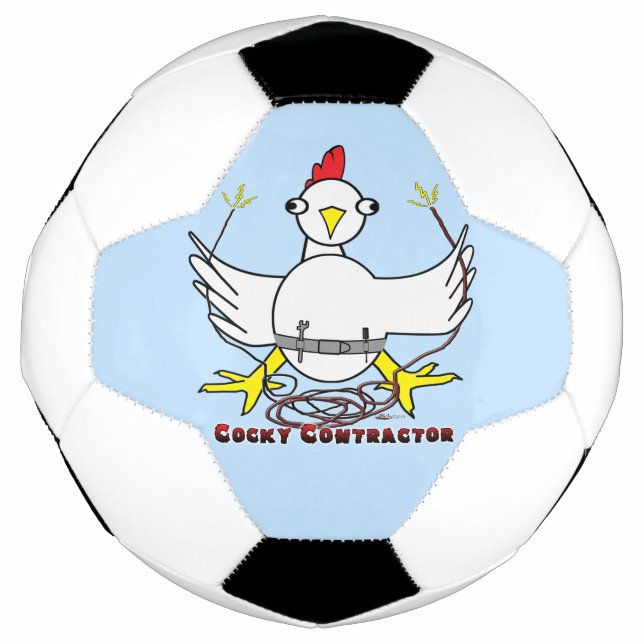 Bola De Futebol Contratado Cocky (Frente)
