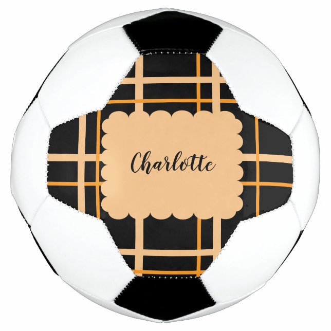 Bola De Futebol Cool Striped Pattern (Frente)