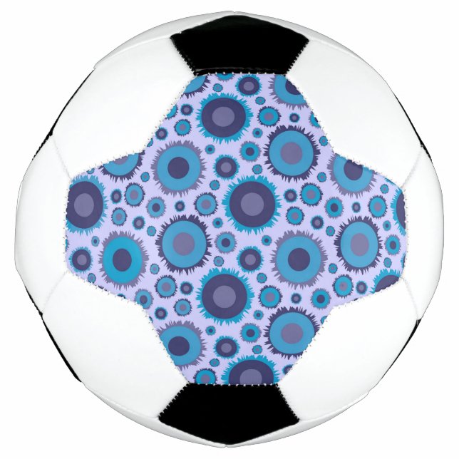 Bola De Futebol Cor multicazuis branca padrões sois azulejo (Frente)