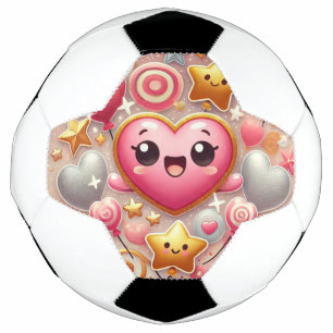 Bola De Futebol Coração bonito