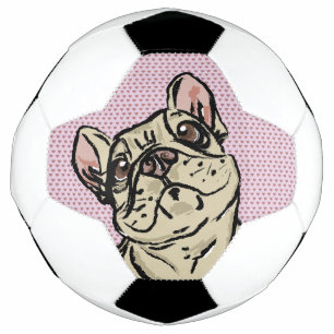 Bola De Futebol Corações Frenchie