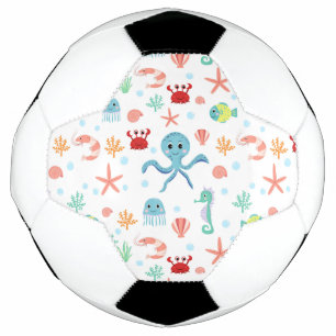 Bola De Futebol Criaturas Marinhas Subaquáticas Caprichosas