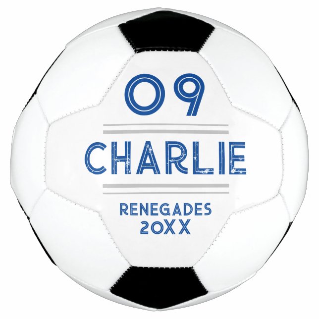 Bola De Futebol Crie seu próprio personalizado (Frente)