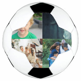 Bola De Futebol Crie Sua Própria Colagem de 4 Fotos