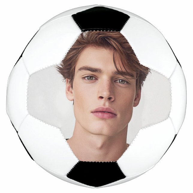 Bola De Futebol Crie sua própria foto personalizada (Frente)