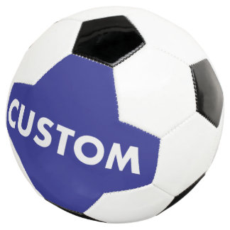 Bola De Futebol Custom Personalized BLUE Soccer Football