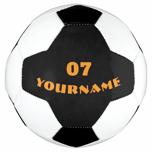 Bola De Futebol Custom Soccer Ball – Add Your Text Here (Frente)