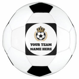 Bola De Futebol Customisable Soccer Team Football King Logo