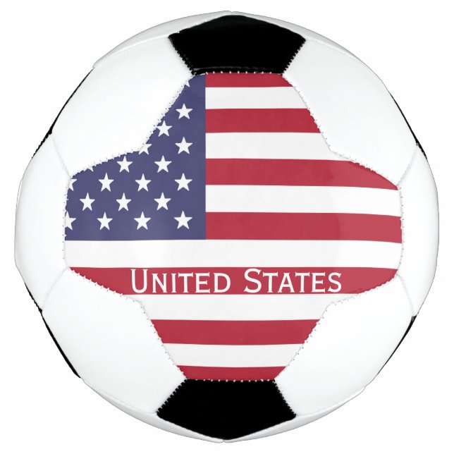 Bola de Futebol da Bandeira Americana (Frente)