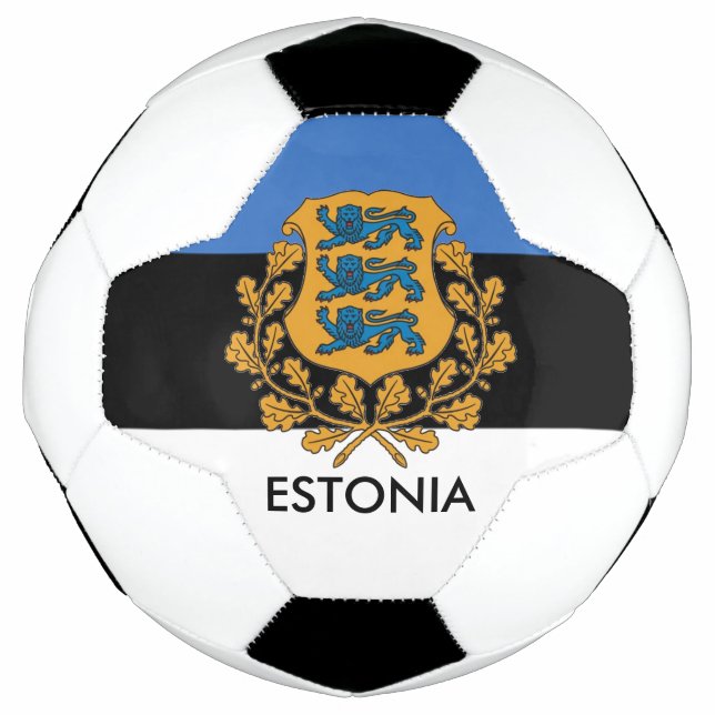 Bola de Futebol da Estônia excelente! (Frente)