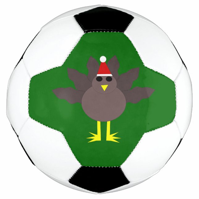 Bola de Futebol da Turquia no Natal bonito (Frente)