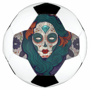 Bola De Futebol Damas de Caveira