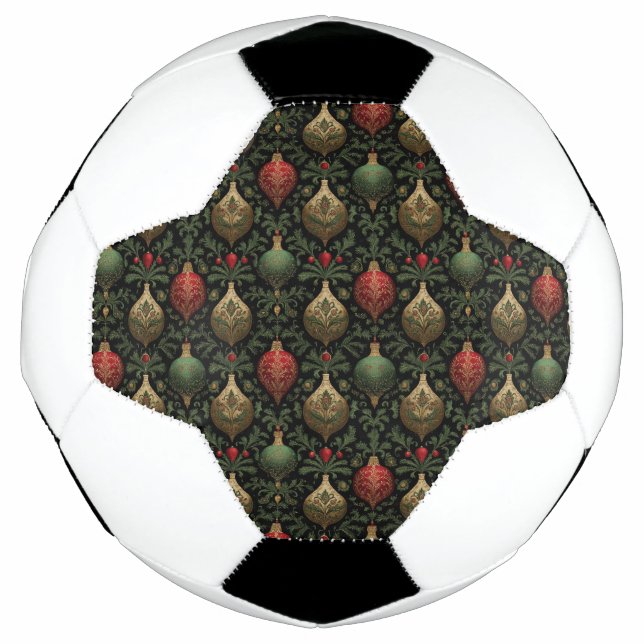 Bola De Futebol Damascado Festivo  (Frente)