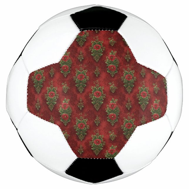 Bola De Futebol Damasco Festivo  (Frente)