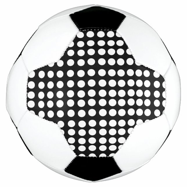 Bola de Futebol das Bolinhas Brancas (Frente)
