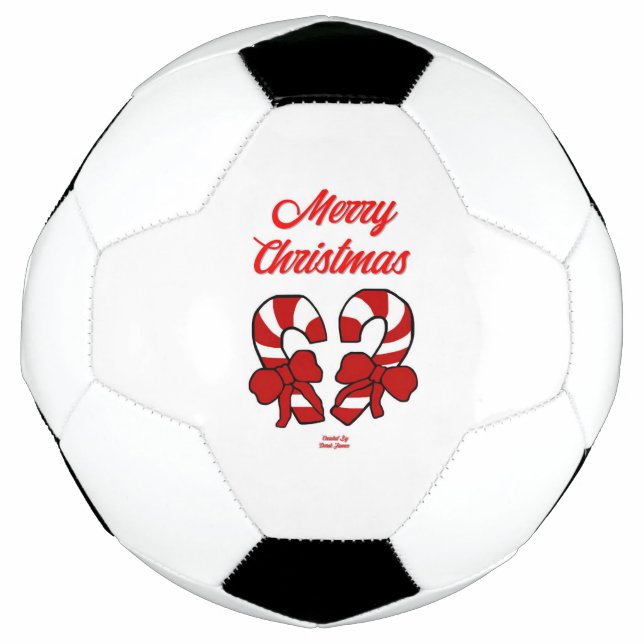 Bola de Futebol das Canas de Natal (Frente)