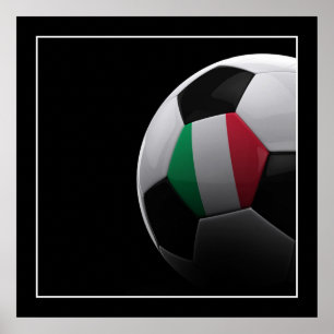 Bola de futebol de Italia - POSTER