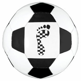 Bola de futebol de pé