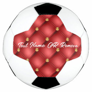 Bola de Futebol de Texto Personalizado com Lixo Do