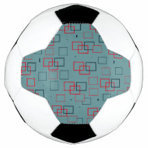 Delícia Quadrada Vermelha e Teal