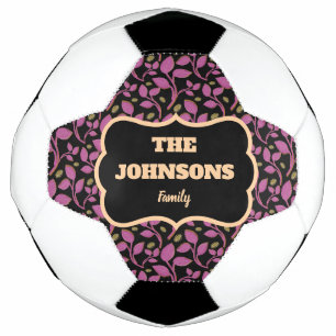 Bola De Futebol Desenho personalizado do nome da família botânica