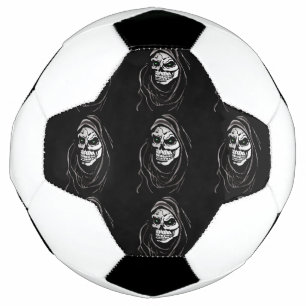 Bola De Futebol Design do crânio do Dia das Bruxas