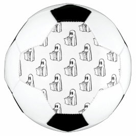 Bola De Futebol Dia das Bruxas, Fantasma Branco Fofo, Doce ou Trav