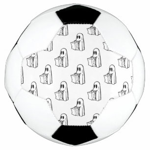Bola De Futebol Dia das Bruxas, Fantasma Branco Fofo, Doce ou Trav