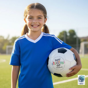 Bola De Futebol Día das Crianças Mundo Colorido Feliz