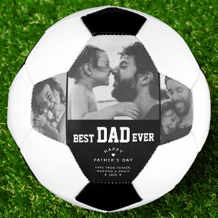 Bola De Futebol Dia de os pais de Colagem Personalizada de Fotos d