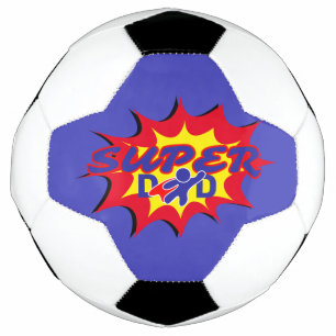 Bola De Futebol Dia de os pais de quadrinhos do Pai Super Hero
