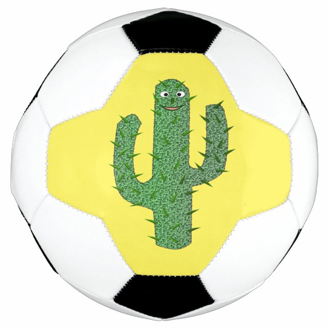 Bola De Futebol Dia dos Mortos Felizes Cactus (Frente)