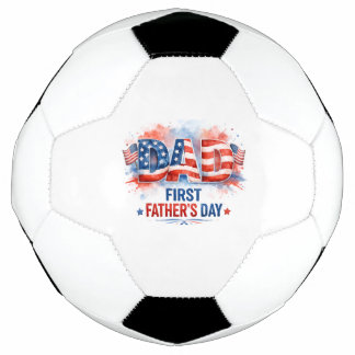 Bola De Futebol Dia dos Pais Patriótico