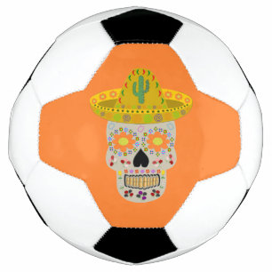 Bola De Futebol Dia Mexicano do Crânio Morto 