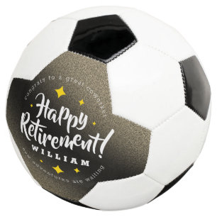 Bola De Futebol Diversão Dourada de Estrelas de Lâmpada Retirando