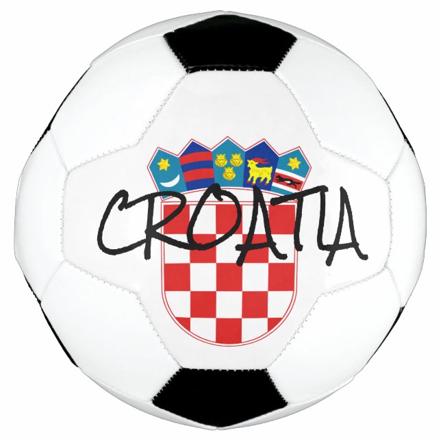 bola de futebol do emblema da croácia (Frente)