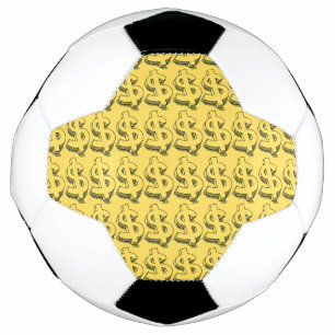 Bola De Futebol dolar dourado