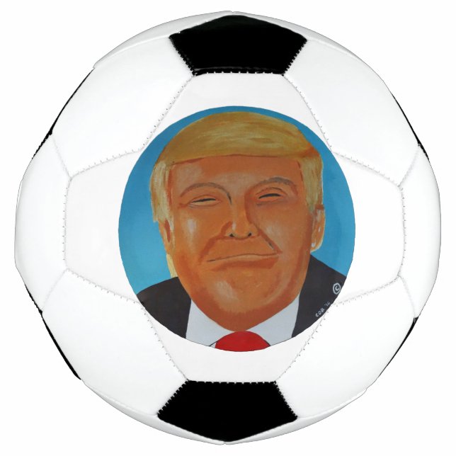 Bola de futebol Donald Trump (Frente)
