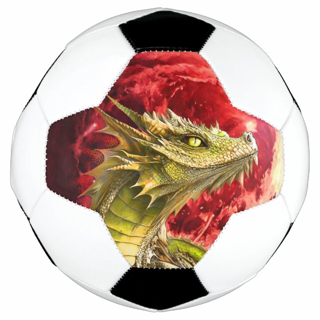 Bola De Futebol Dragão na Lua Sangrenta (Frente)