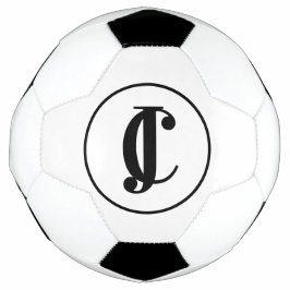 Bola De Futebol Duas Iniciais Monogramas